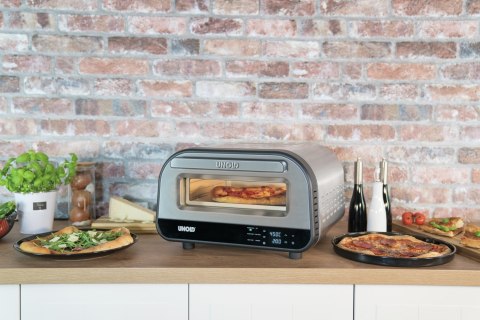Niestary piec do pizzy Luigi srebrny (68816)