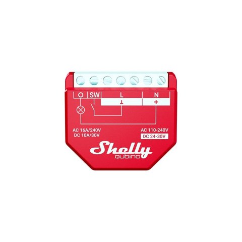 Shelly Qubino Wawe 1PM Mądry przełącznik Czerwony Shelly Qubino Wawe 1PM Mądry przełącznik Czerwony