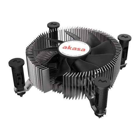 Akasa AK-CC6602HP01 Low Profile Chłodzenie procesora - gniazdo LGA 1700, wysokość 30 mm Akasa AK-CC6602HP01 Low Profile Chłodzenie procesora - gniazdo LGA 1700, wysokość 30 mm