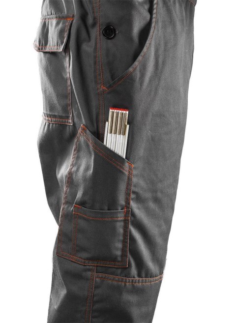 Spodnie robocze na szelkach NEO BASIC 81-430-XXL, rozmiar XXL/58