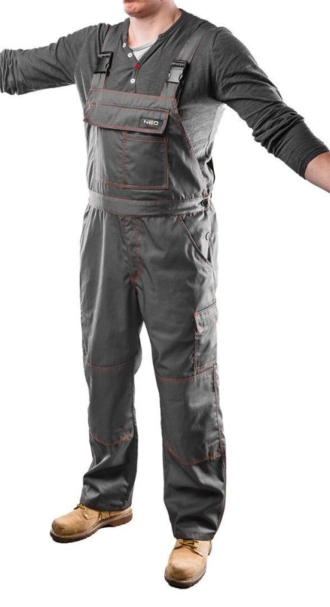 Spodnie robocze na szelkach NEO BASIC 81-430-XXL, rozmiar XXL/58