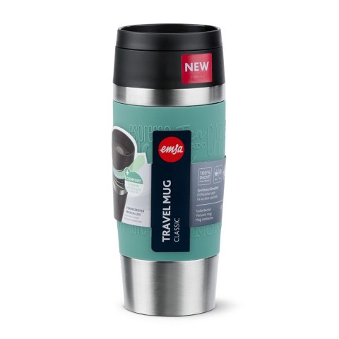 EMSA Travel Mug Classic 36 ml Stal nierdzewna, Niebieski EMSA Travel Mug Classic 36 ml Stal nierdzewna, Niebieski
