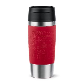 EMSA Travel Mug Classic N2020400 kubek podróżny 360 ml Czarny, Czerwony, Stal nierdzewna Stal nierdzewna