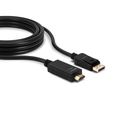 Lindy 36922 adapter kablowy 2 m DisplayPort HDMI Typu A (Standard) Czarny