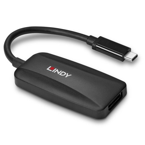 Lindy 43337 adapter kablowy 0,13 m USB Type-C DisplayPort Czarny Lindy 43337 adapter kablowy 0,13 m USB Type-C DisplayPort Czarny