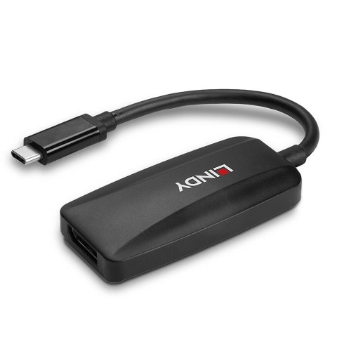 Lindy 43337 adapter kablowy 0,13 m USB Type-C DisplayPort Czarny Lindy 43337 adapter kablowy 0,13 m USB Type-C DisplayPort Czarny
