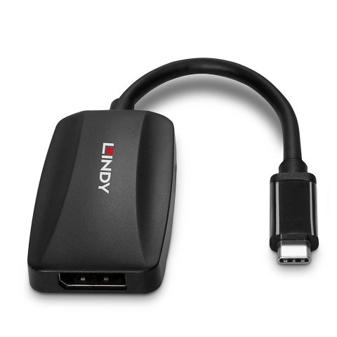Lindy 43337 adapter kablowy 0,13 m USB Type-C DisplayPort Czarny Lindy 43337 adapter kablowy 0,13 m USB Type-C DisplayPort Czarny