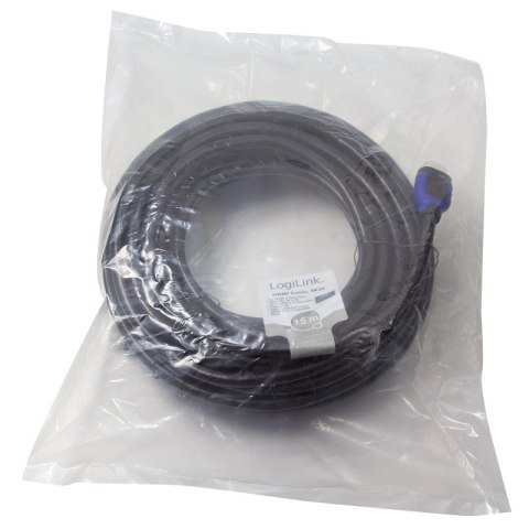 LogiLink CH0067 kabel HDMI 15 m HDMI Typu A (Standard) Czarny LogiLink CH0067 kabel HDMI 15 m HDMI Typu A (Standard) Czarny