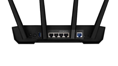 ASUS TUF Gaming AX3000 V2 router bezprzewodowy Gigabit Ethernet Dual-band (2.4 GHz/5 GHz) Czarny, Pomarańczowy ASUS TUF Gaming AX3000 V2 router bezprzewodowy Gigabit Ethernet Dual-band (2.4 GHz/5 GHz) Czarny, Pomarańczowy