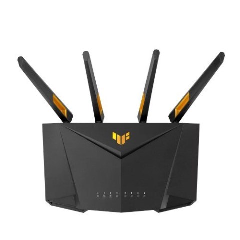 ASUS TUF Gaming AX3000 V2 router bezprzewodowy Gigabit Ethernet Dual-band (2.4 GHz/5 GHz) Czarny, Pomarańczowy ASUS TUF Gaming AX3000 V2 router bezprzewodowy Gigabit Ethernet Dual-band (2.4 GHz/5 GHz) Czarny, Pomarańczowy