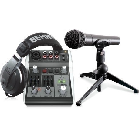 Behringer PODCASTUDIO 2 USB Zestaw do nagrywania i podcastów USB Behringer PODCASTUDIO 2 USB Zestaw do nagrywania i podcastów USB