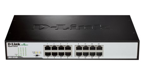 D-Link DGS-1016D/E łącza sieciowe Nie zarządzany Czarny, Metaliczny D-Link DGS-1016D/E łącza sieciowe Nie zarządzany Czarny, Metaliczny