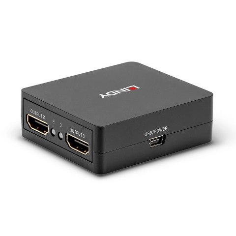 Lindy 38358 rozgałęziacz telewizyjny HDMI 2x HDMI Lindy 38358 rozgałęziacz telewizyjny HDMI 2x HDMI