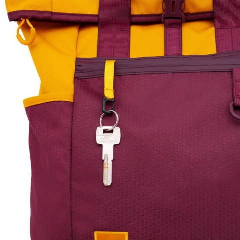 Plecak na laptop 15.6" 25L Rivacase 5321 bordowo-żółty