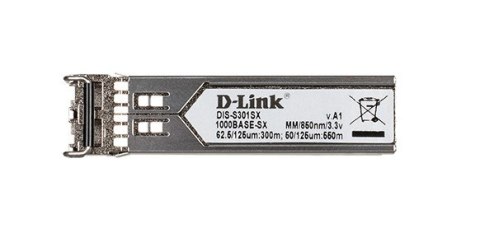 Światłowód D-Link DIS-S301SX - 1000 Mbit/s - mini-GBIC - SFP - SX - 550 m Światłowód D-Link DIS-S301SX - 1000 Mbit/s - mini-GBIC - SFP - SX - 550 m
