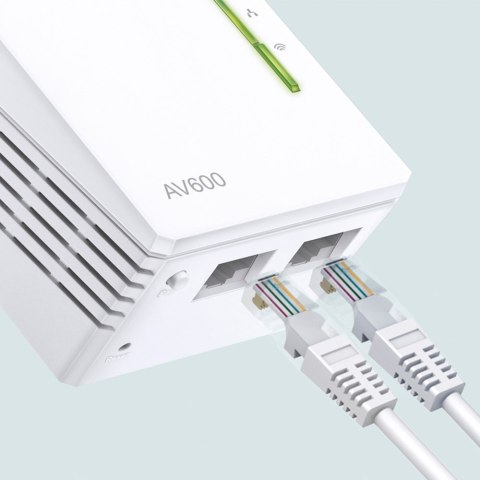 TP-Link AV600 600 Mbit/s Przewodowa sieć LAN Wi-Fi Biały 1 szt. TP-Link AV600 600 Mbit/s Przewodowa sieć LAN Wi-Fi Biały 1 szt.
