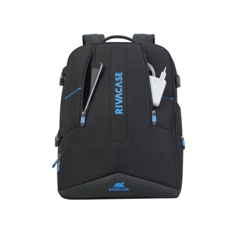Rivacase 7860 torba na notebooka 43,9 cm (17.3") Plecak Czarny, Niebieski