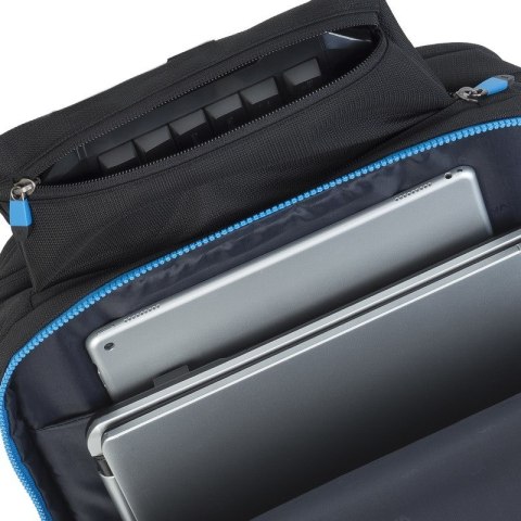 Rivacase 7860 torba na notebooka 43,9 cm (17.3") Plecak Czarny, Niebieski