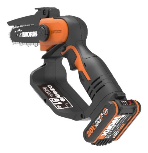 WORX WG324E piła łańcuchowa Czarny, Pomarańczowy