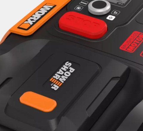 WORX WR165E kosiarka Kosiarka robot Bateria Czarny, Pomarańczowy