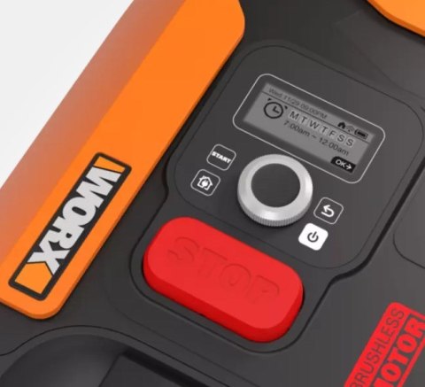 WORX WR165E kosiarka Kosiarka robot Bateria Czarny, Pomarańczowy
