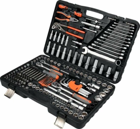 Zestaw kluczy 225 elementów 1/2"/3/8"/1/4" STHOR 58693 Zestaw kluczy 225 elementów 1/2"/3/8"/1/4" STHOR 58693