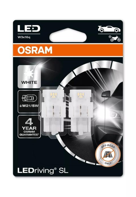 Osram 7515DWP-2BL żarówka do świateł samochodowych W21/5W 21 W LED Osram 7515DWP-2BL żarówka do świateł samochodowych W21/5W 21 W LED