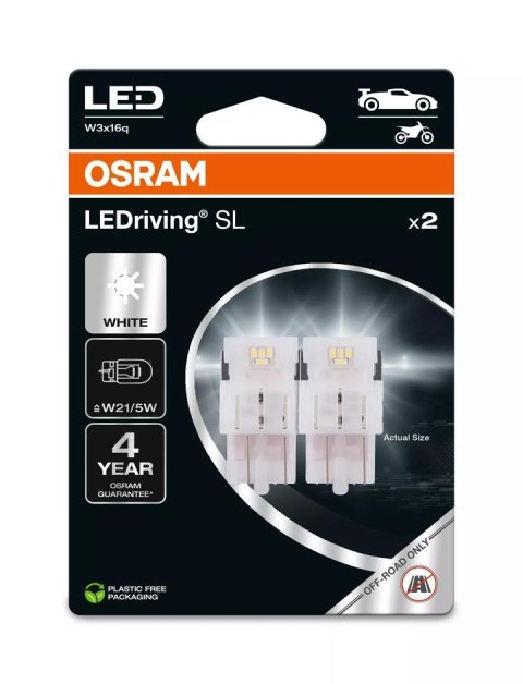 Osram 7515DWP-2BL żarówka do świateł samochodowych W21/5W 21 W LED Osram 7515DWP-2BL żarówka do świateł samochodowych W21/5W 21 W LED