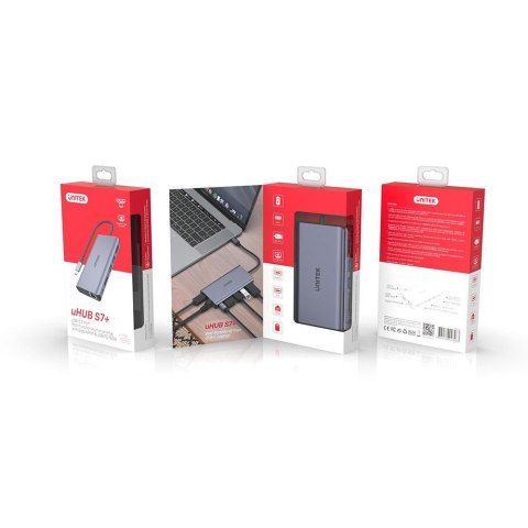 UNITEK HUB USB-C 2X USB 3.1, HDMI, DP, RJ45, SD UNITEK HUB USB-C 2X USB 3.1, HDMI, DP, RJ45, SD
