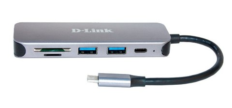 D-Link DUB-2325 stacja dokująca USB Type-C Szary D-Link DUB-2325 stacja dokująca USB Type-C Szary