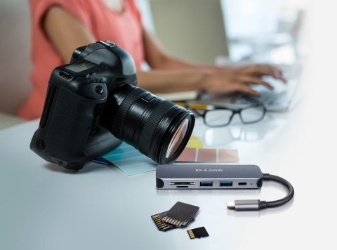 D-Link DUB-2325 stacja dokująca USB Type-C Szary D-Link DUB-2325 stacja dokująca USB Type-C Szary