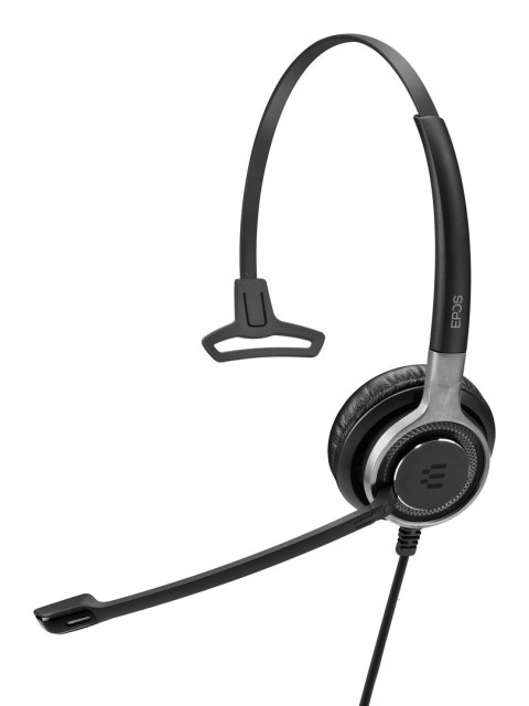 EPOS IMPACT SC 635 USB Zestaw słuchawkowy Przewodowa Opaska na głowę Połączenia/muzyka USB Typu-A Czarny, Srebrny