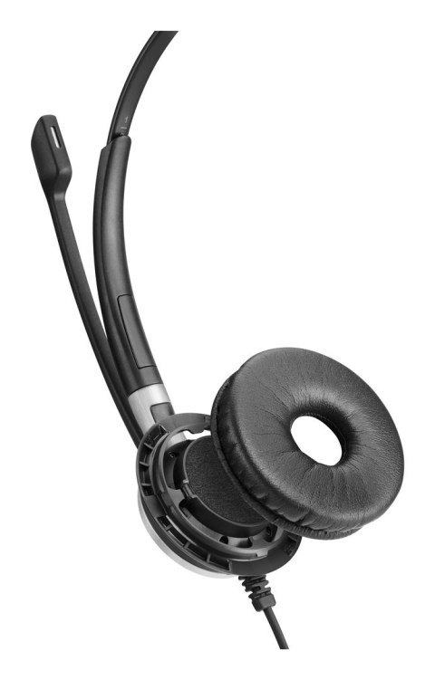 EPOS IMPACT SC 635 USB Zestaw słuchawkowy Przewodowa Opaska na głowę Połączenia/muzyka USB Typu-A Czarny, Srebrny