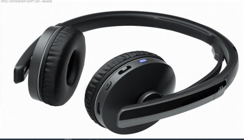 EPOS | SENNHEISER ADAPT 260 Zestaw słuchawkowy Bezprzewodowy Opaska na głowę Biuro/centrum telefoniczne Bluetooth Czarny