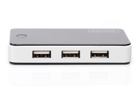 Hub DIGITUS DA-70222 (7x USB 2.0; kolor czarny) Hub DIGITUS DA-70222 (7x USB 2.0; kolor czarny)