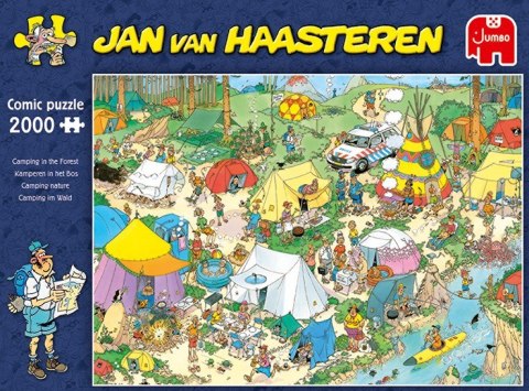 Jan van Haasteren Camping in the Forest 2000 pcs Puzzle układanka 2000 szt. Komiksy Jan van Haasteren Camping in the Forest 2000 pcs Puzzle układanka 2000 szt. Komiksy