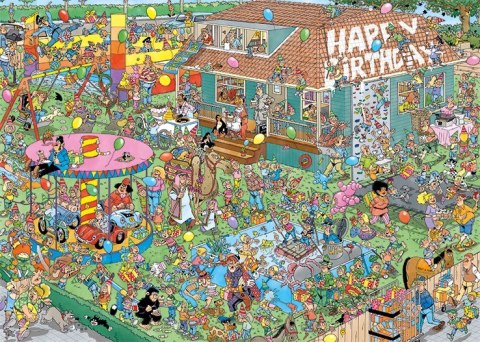 Jan van Haasteren Children's Birthday Party 1000 pcs Puzzle układanka 1000 szt. Komiksy