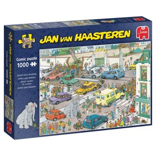 Jan van Haasteren Goes Shopping 1000 pcs Puzzle układanka 1000 szt. Komiksy