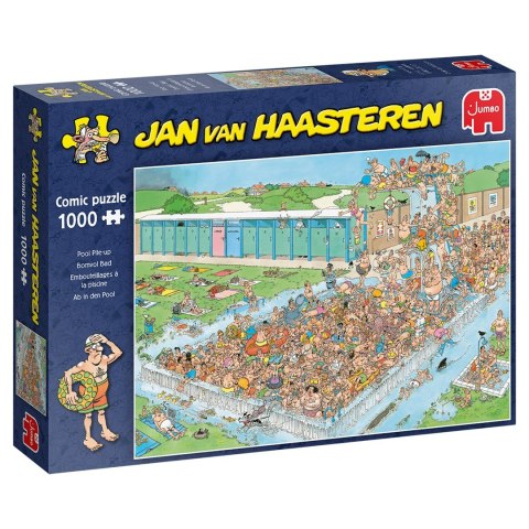 Jan van Haasteren Pool Pile-Up 1000 pcs Puzzle układanka 1000 szt. Kreskówki Jan van Haasteren Pool Pile-Up 1000 pcs Puzzle układanka 1000 szt. Kreskówki