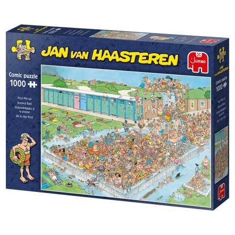 Jan van Haasteren Pool Pile-Up 1000 pcs Puzzle układanka 1000 szt. Kreskówki Jan van Haasteren Pool Pile-Up 1000 pcs Puzzle układanka 1000 szt. Kreskówki