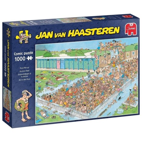 Jan van Haasteren Pool Pile-Up 1000 pcs Puzzle układanka 1000 szt. Kreskówki Jan van Haasteren Pool Pile-Up 1000 pcs Puzzle układanka 1000 szt. Kreskówki