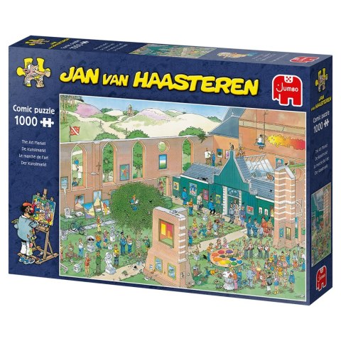Jan van Haasteren The Art Market 1000 pcs Puzzle układanka 1000 szt. Komiksy