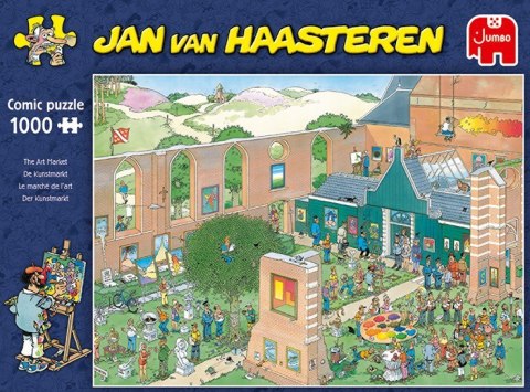 Jan van Haasteren The Art Market 1000 pcs Puzzle układanka 1000 szt. Komiksy