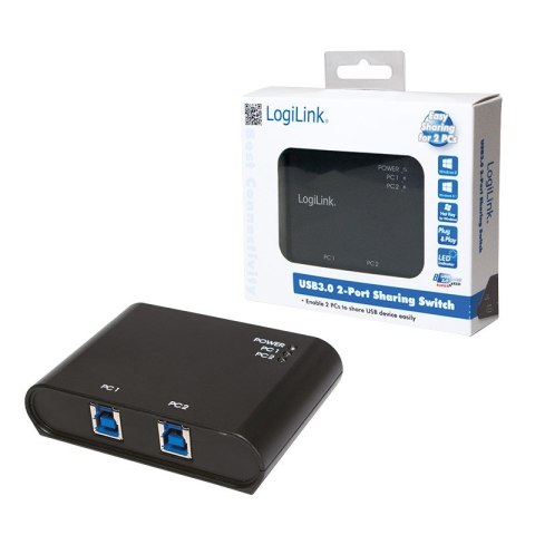 LogiLink UA0216 huby i koncentratory USB 3.2 Gen 1 (3.1 Gen 1) Type-B 5000 Mbit/s Czarny LogiLink UA0216 huby i koncentratory USB 3.2 Gen 1 (3.1 Gen 1) Type-B 5000 Mbit/s Czarny