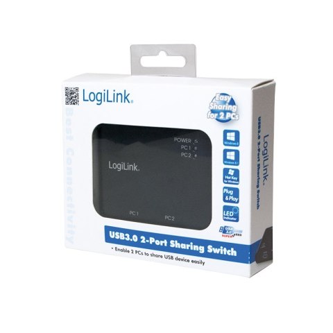 LogiLink UA0216 huby i koncentratory USB 3.2 Gen 1 (3.1 Gen 1) Type-B 5000 Mbit/s Czarny LogiLink UA0216 huby i koncentratory USB 3.2 Gen 1 (3.1 Gen 1) Type-B 5000 Mbit/s Czarny