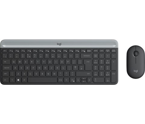 Logitech 920-009260 klawiatura Dołączona myszka Biuro RF Wireless QWERTZ Czeski Grafitowy Logitech 920-009260 klawiatura Dołączona myszka Biuro RF Wireless QWERTZ Czeski Grafitowy