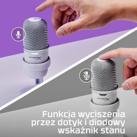 Mikrofon HyperX SoloCast biały (519T2AA)