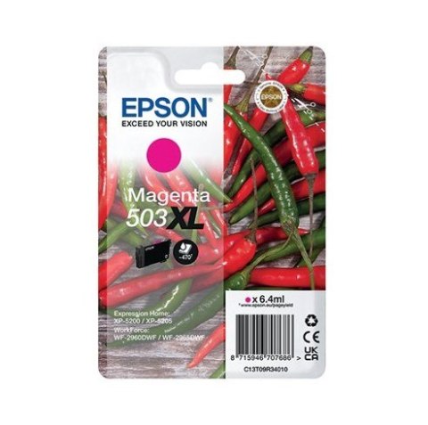Epson 503XL nabój z tuszem 1 szt. Oryginalny Wysoka (XL) wydajność Purpurowy Epson 503XL nabój z tuszem 1 szt. Oryginalny Wysoka (XL) wydajność Purpurowy