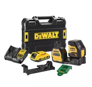 12/18v laser krzyżowy zielony liniowy 1 x 2ah