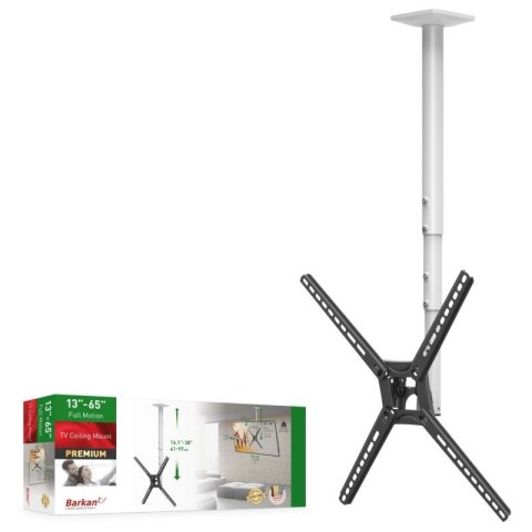 Barkan Mounting Systems 3500 uchwyt do telewizorów 165,1 cm (65") Czarny, Biały Barkan Mounting Systems 3500 uchwyt do telewizorów 165,1 cm (65") Czarny, Biały